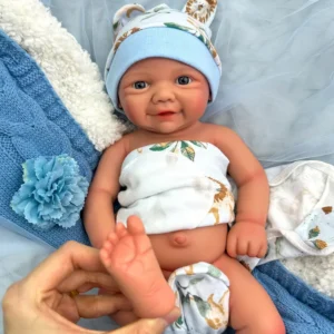 charlie – 17" full body silicone preemie reborn baby doll