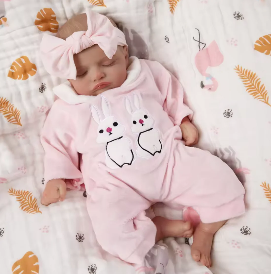 isabella: 19 inch lifelike reborn baby girl doll with 3d skin and painted hair isabella: 19 inch lifelike reborn baby girl doll with 3d skin and painted hair