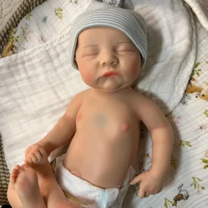 Home levi" the playful 40cm full body hyper realistic silicone reborn boy – a lifelike companion