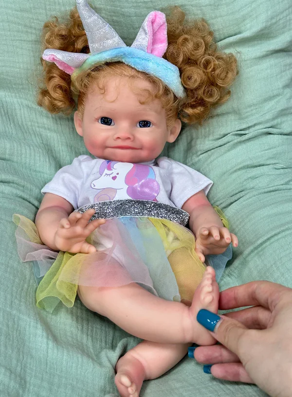 maya – 16" full body silicone reborn baby girl doll with hand rooted blonde hair maya – 16" full body silicone reborn baby girl doll with hand rooted blonde hair