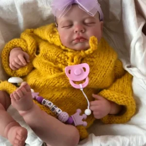 newborn reborn doll melisa sleeping baby 19 inch lifelike finished premium reborn doll