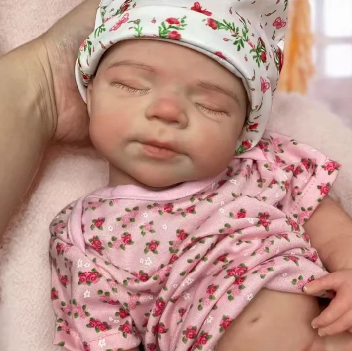Pascale – Full Body Silicone Sleeping Reborn Baby Girl with Open Mouth - Image 2