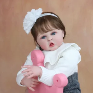 reborn baby doll saara 3d painted realistic silicone baby