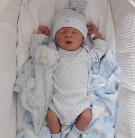 sleeping boy reborn baby doll 17 inch flexible toddler with lifelike features sleeping boy reborn baby doll 17 inch flexible toddler with lifelike features